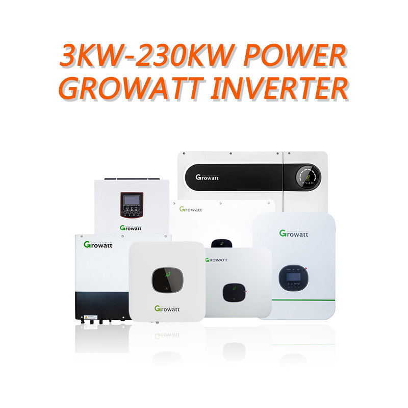 3KW-230KW on grid inverter off  grid  inverter hybrid inverter solar power growatt inverter