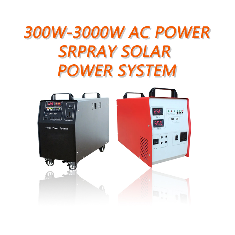 Household AC DC solar generator